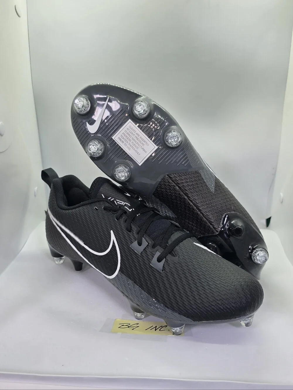Nike Vapor Edge Speed 360 2 Detachable Football Cleats Black FJ7094-001 Size 16